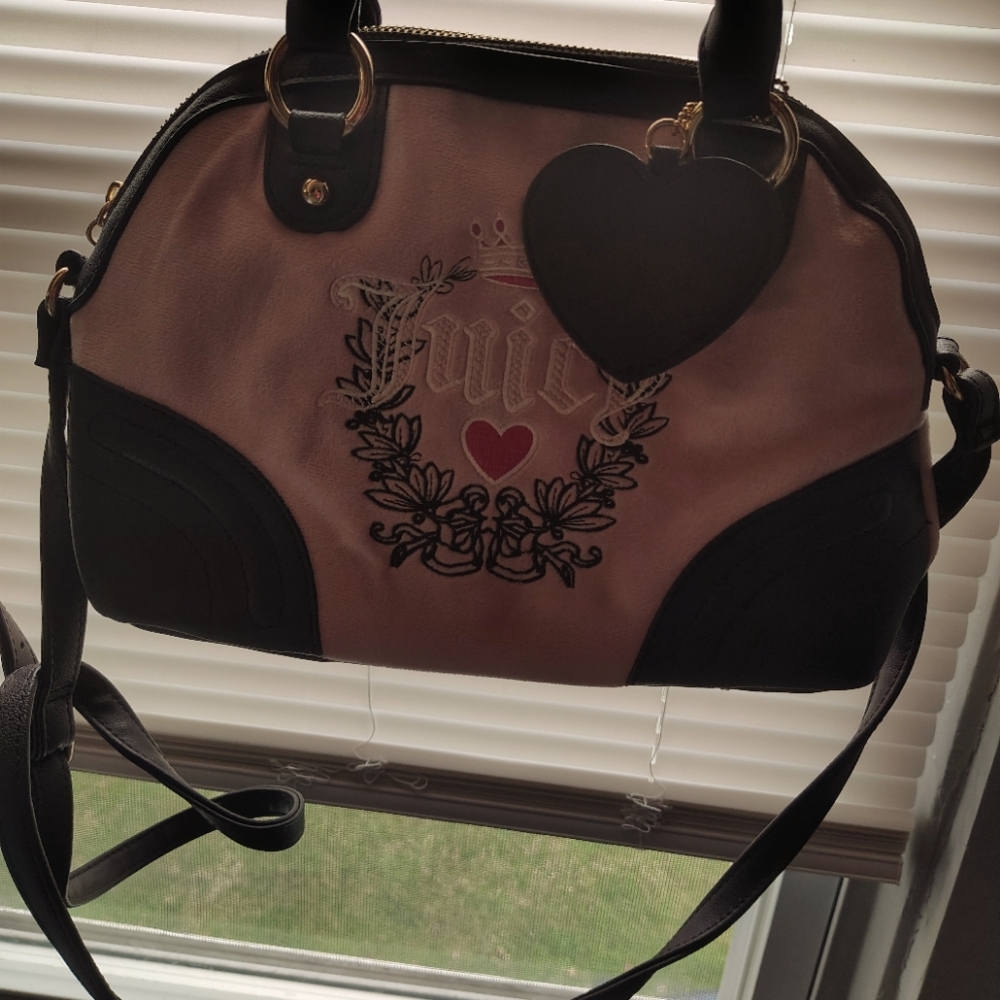 Juicy Couture Pink and Brown Women's Bag